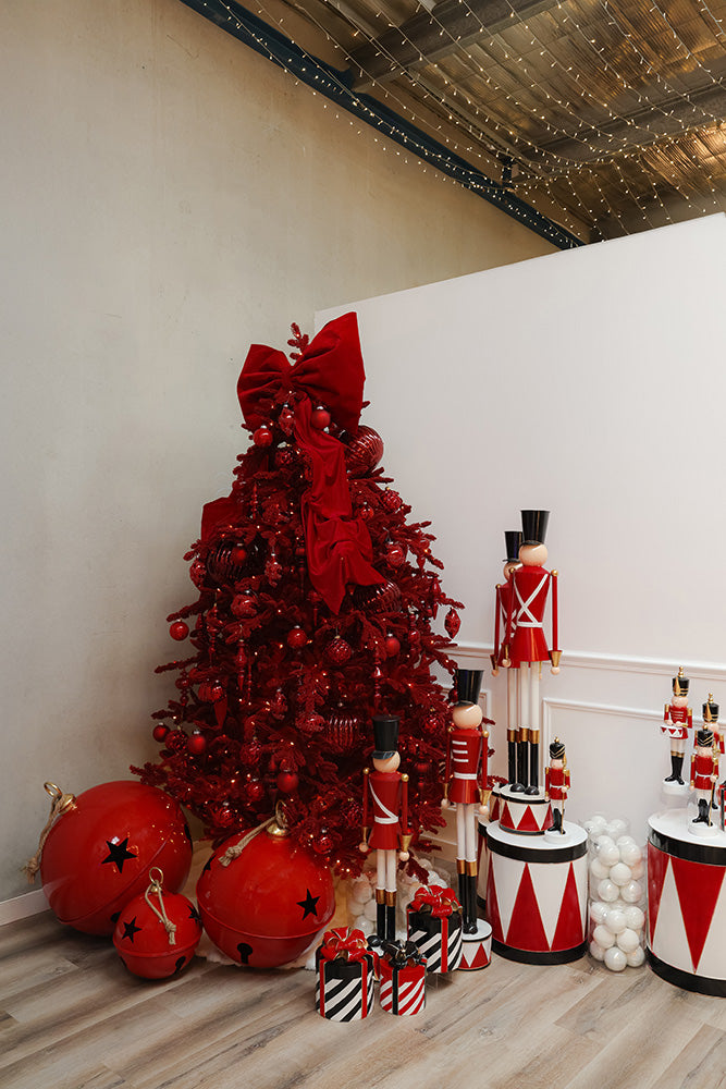 Pre-Lit Ruby Red Christmas Tree